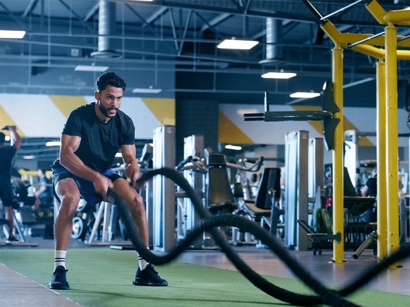 Conceptual rendering of Fitness Gym Zone at Sunteck Maxx World, Naigaon East